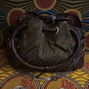 Chic Brown and Olive Women's Bag
